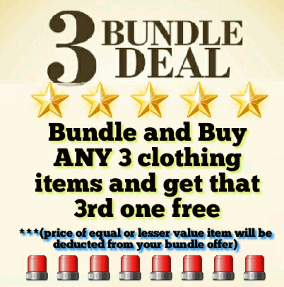 BUNDLE 3 GET 1 FREE